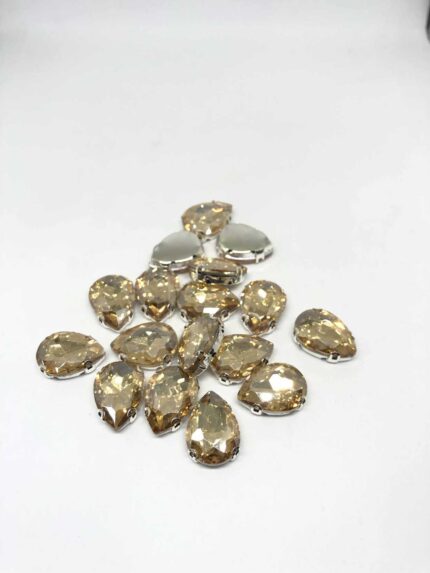 Damla Dikme Cam Taş 13x18 Gold