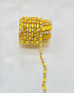 5x10 Baget Cam Taşlı Şerit (Gold)